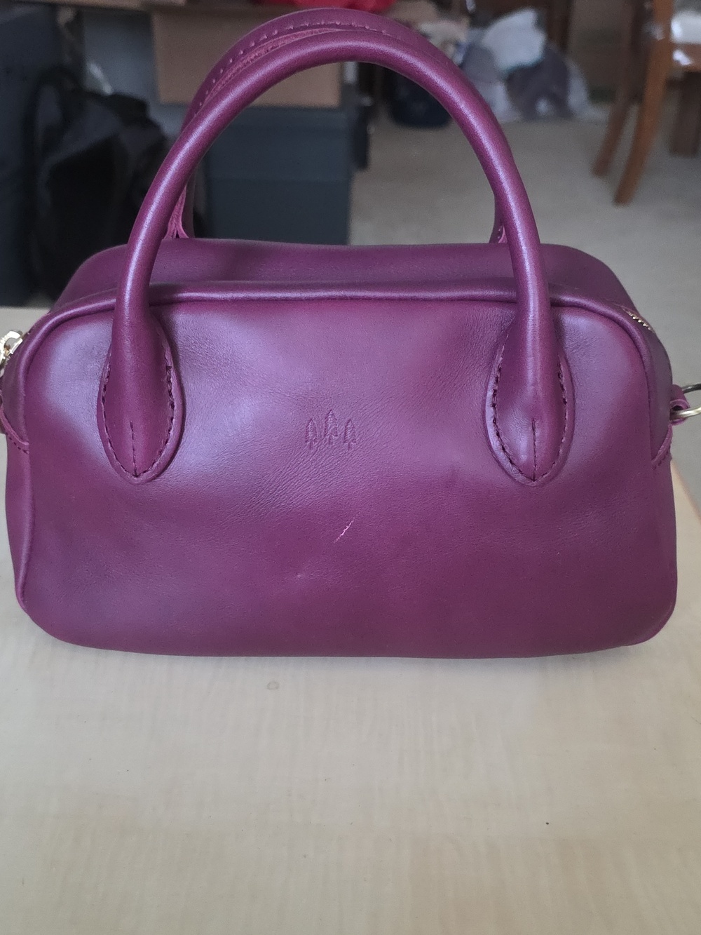 Portland Leather Grace Doctor Small Top-Handle Bag In Lollipop